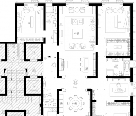 ŷʽ���350ƽ����ƽ�������حCADʩ��ͼ+Ч��ͼ+��ƽͼح62MB