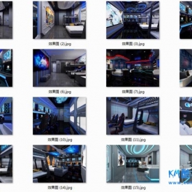 ���羺�Ƶ꡿������ά�ȵ羺�Ƶ�ح����Ч��ͼ+ȫ��ͼ+ȫ��ʩ��ͼ������ӡ���ͣ�+��������ˮͼح473M