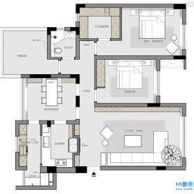 室内家装户型平面方案设计图集